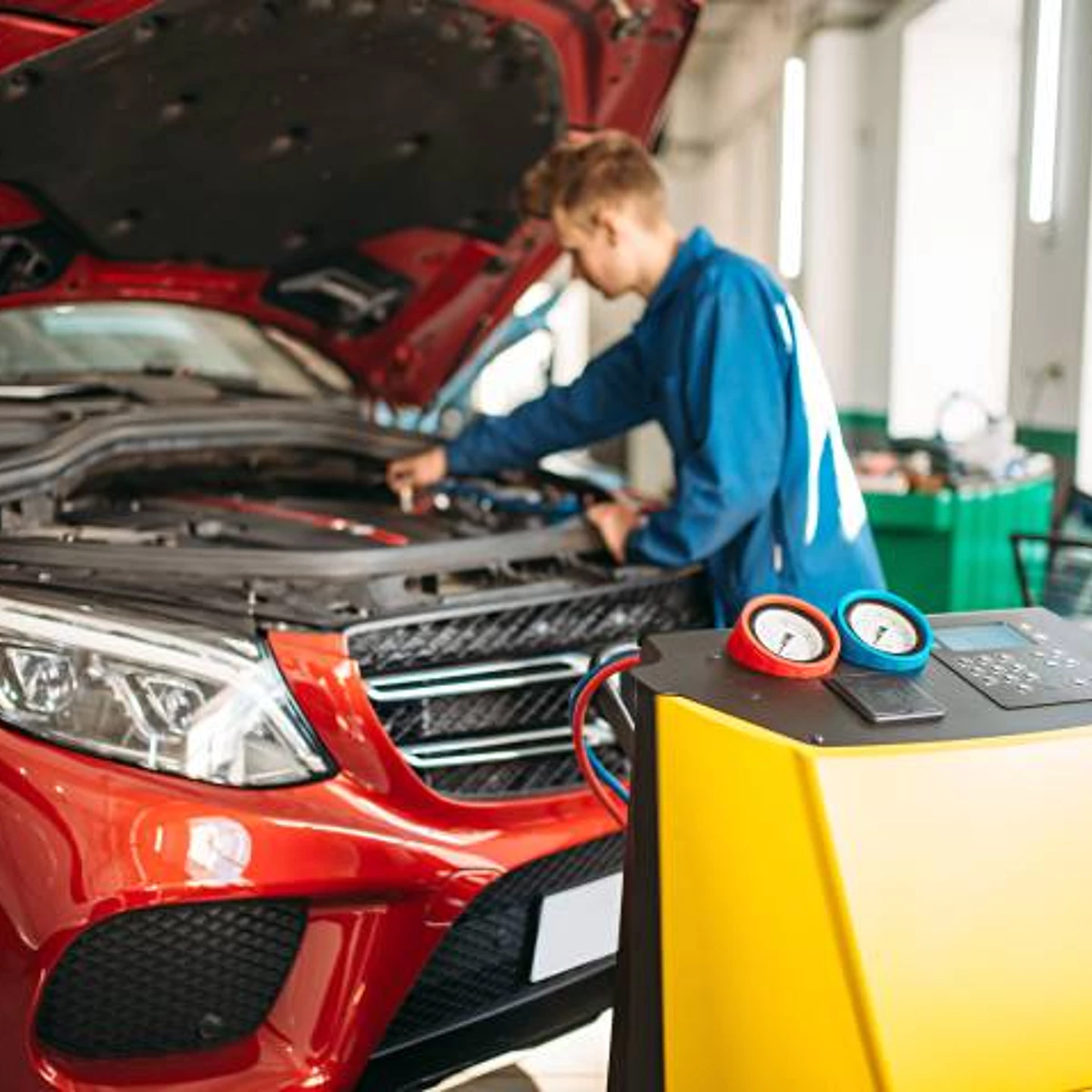 best car AC repair shop in Abu Dhabi