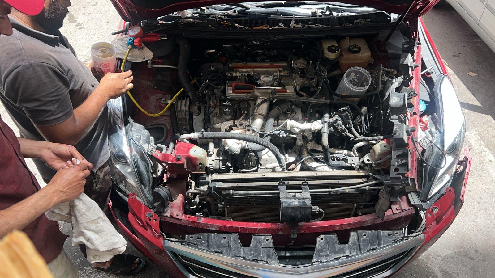 R134a gas refill for car AC